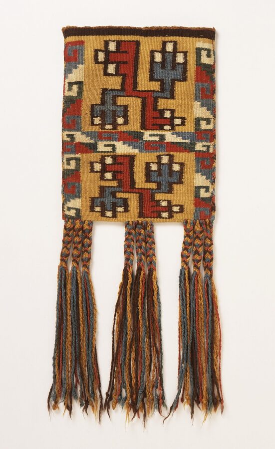 A traditional chuspa bag for carrying coca leaves