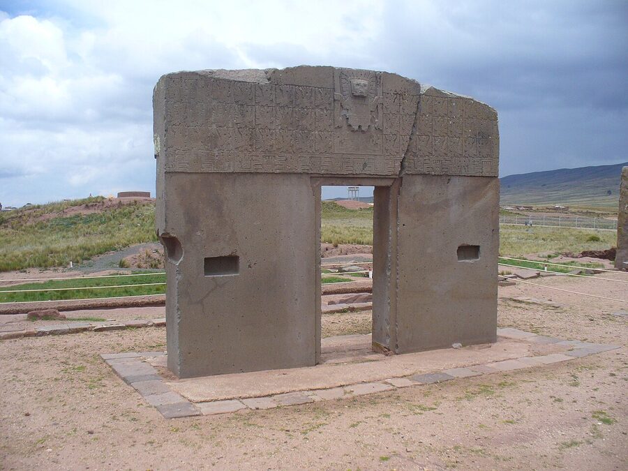 The Puerta del Sol at Tiwanaku, Bolivia