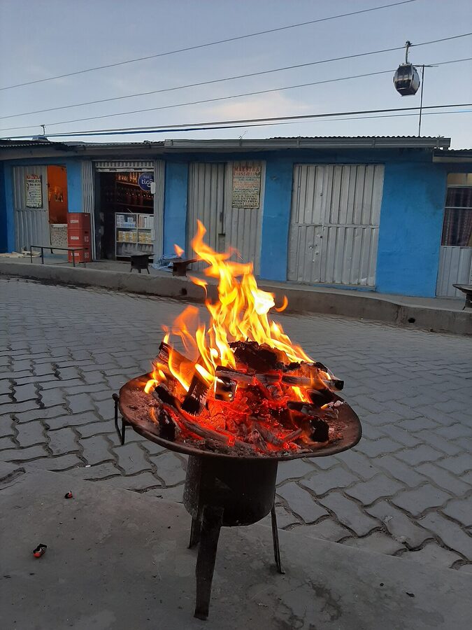 Yatiri stalls in El Alto, Bolivia