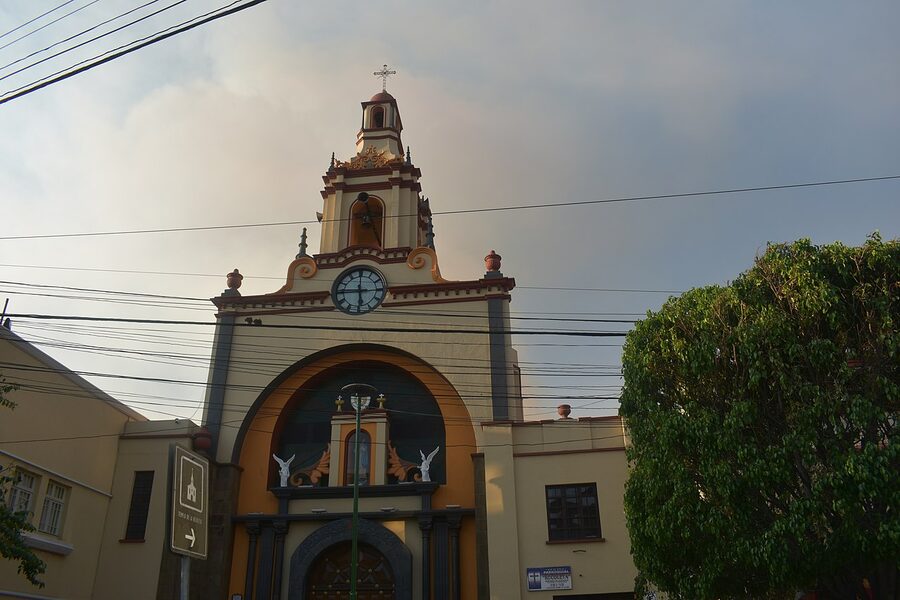 The Iglesia de la Recoleta in Cochabamba