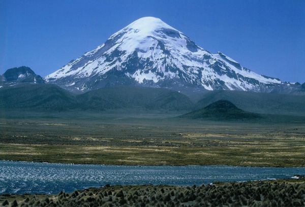 Nevado Sajama, the highest mountain in Bolivia