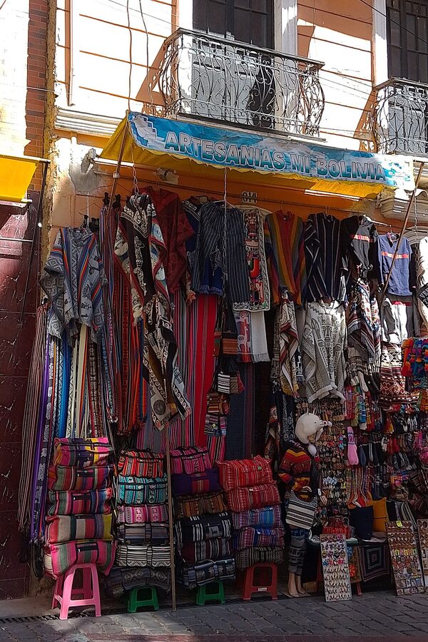 The Mercado de las Brujas (Witches Market) in La Paz