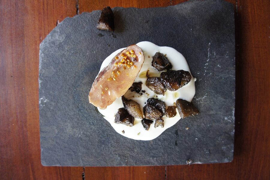 An innovative contemporary Bolivian dish made with chuño