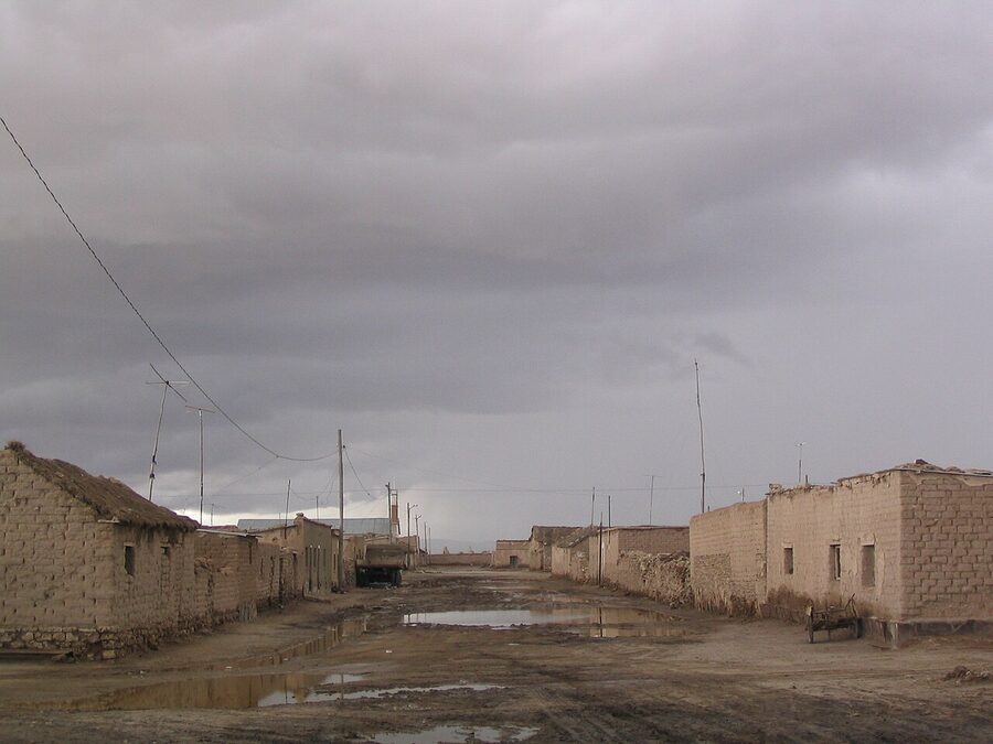The village of Colchani, the salt-mining gateway to the Salar