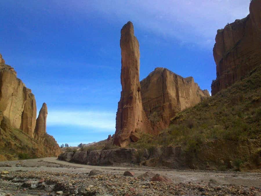 Animas Valley & Palca Canyon - Valle de las Animas and its stone obelisks