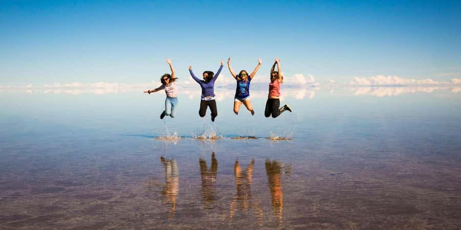 From San Pedro de Atacama: 3 days to Uyuni Salt Flat - Day two: volcanic rock, wildlife, and Anaconda Canyon