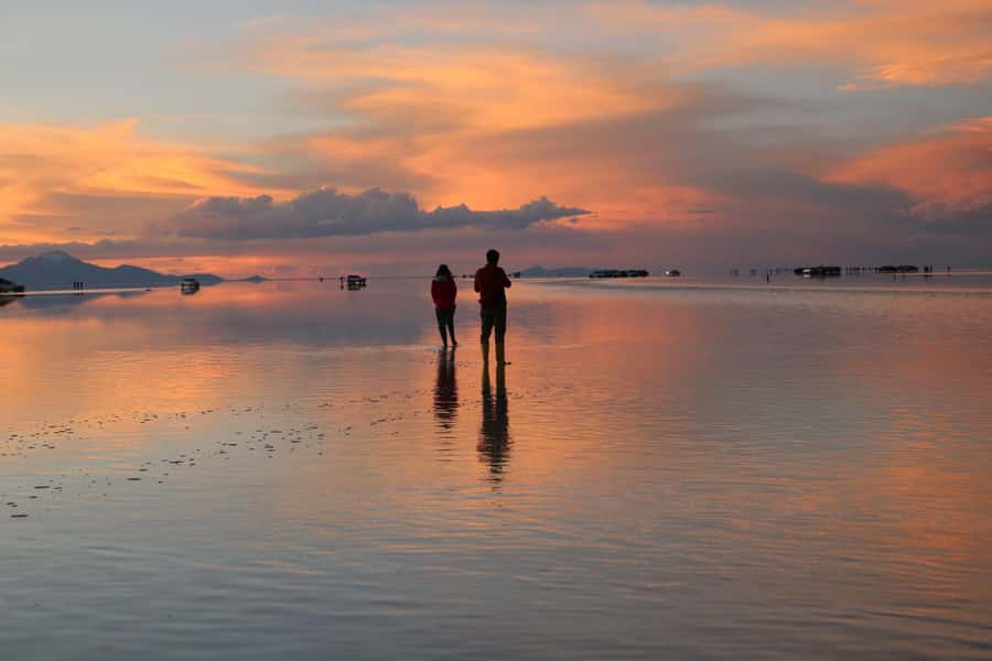 From Uyuni: Uyuni Salt Flats full day - Crossing Salt Eyes Into the Great White Plain