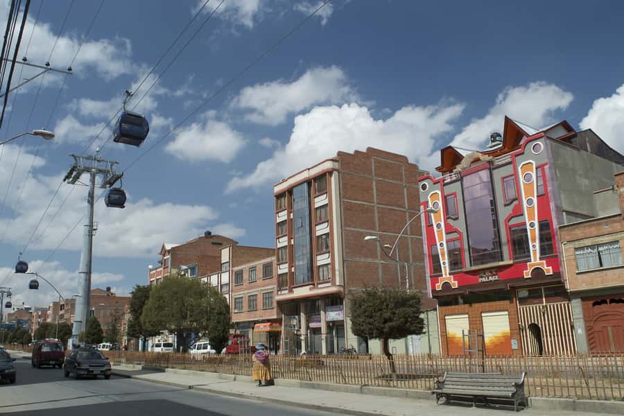 La Paz: Andean Architecture Tour in El Alto - Riding the teleférico above La Paz
