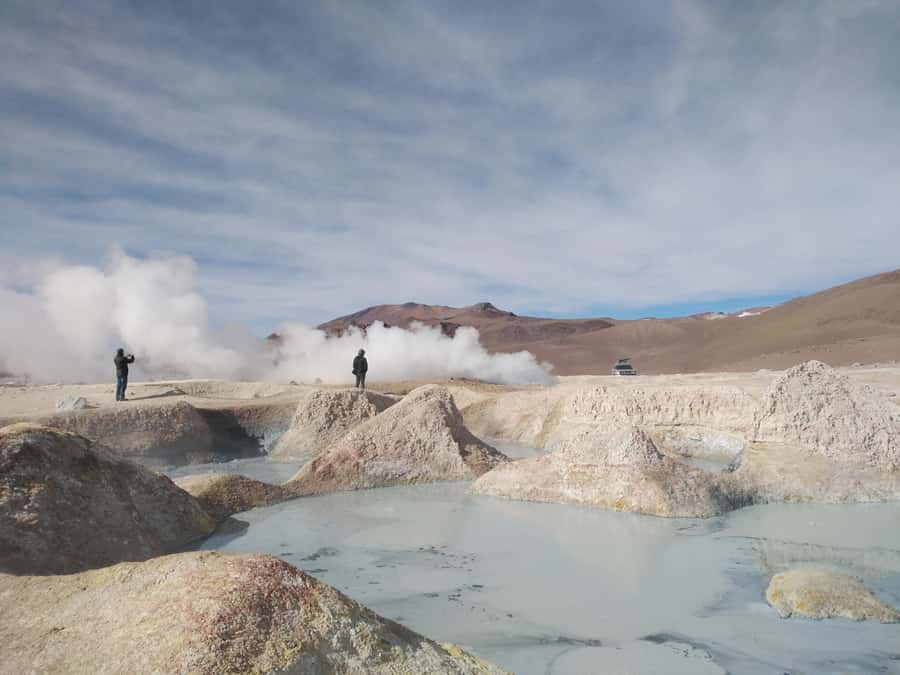 La Paz: Uyuni tour ending in Atacama Chile by bus. - Day 4: Hot Springs and the Road to San Pedro