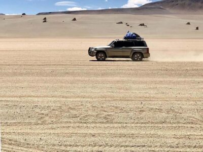 Roundtrip to the Uyuni Salt Flat and the Colored Lagoons - Laguna Blanca, Laguna Colorada, and volcano country