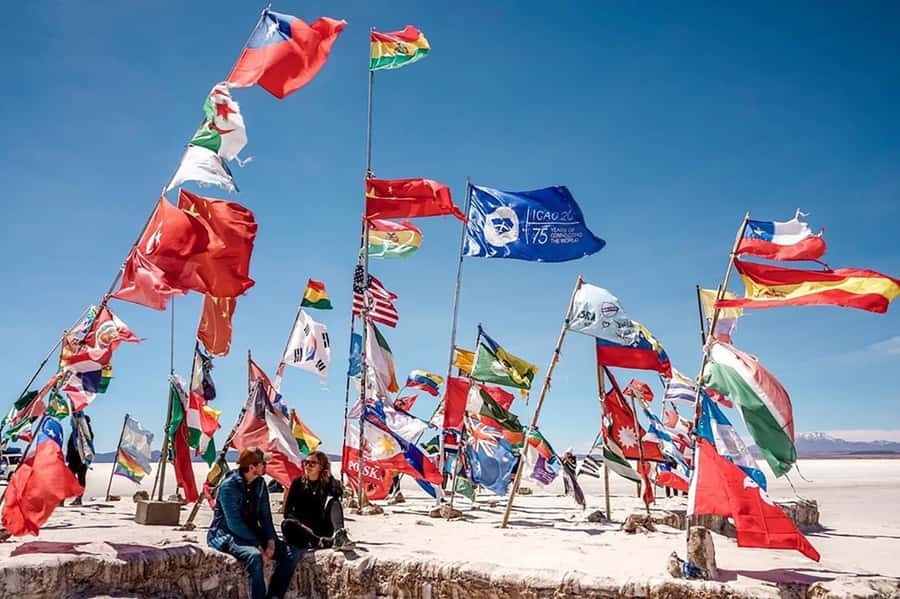 Uyuni: Full-day tour, Salt flats and Sunset experience - Dakar Monument and the First Salt-Flat Views