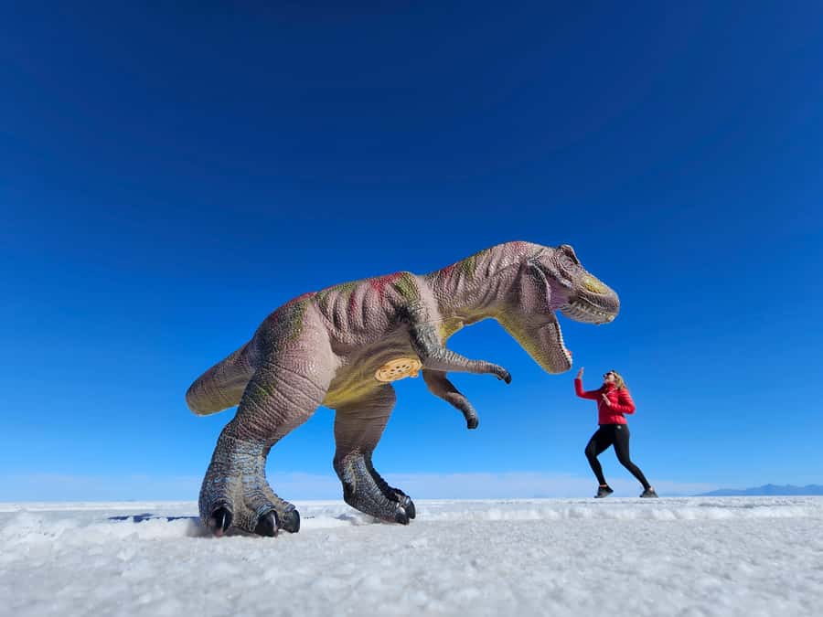 Uyuni: Isla Incahuasi & Uyuni Salt Flats Full-Day Jeep Tour - Sunset wine in the middle of the Salar