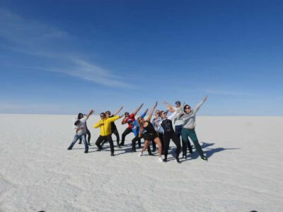Uyuni: Uyuni Salt Flats and San Pedro de Atacama 3-Day Tour - Day 1: Trains, Salt Craft, and Sunset on the Flats