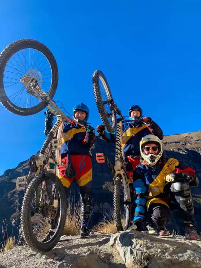 La Paz: Death Road Biking Tour - Getting ready at the high point