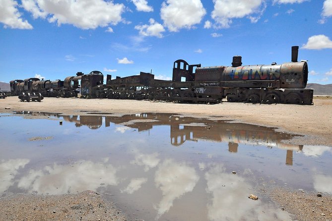 Private Salt Flat Full-Day Tour Including The Cemetery of Trains and Lunch from Uyuni - Train Cemetery: locomotives left in the open