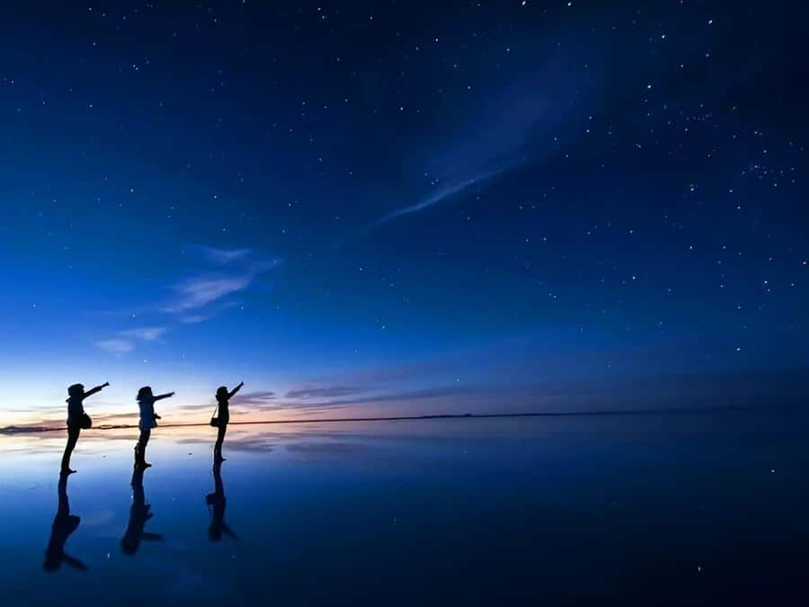 Salar de Uyuni: Sunset + Night Stars - Sunset first, stars after