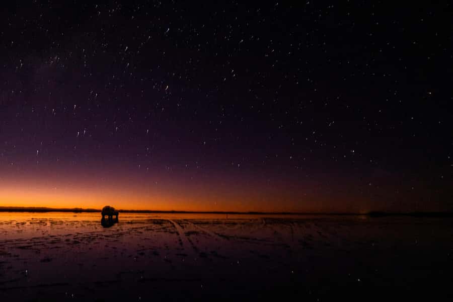 Salar de Uyuni: Sunset + Night Stars - What makes the Salar different after rain
