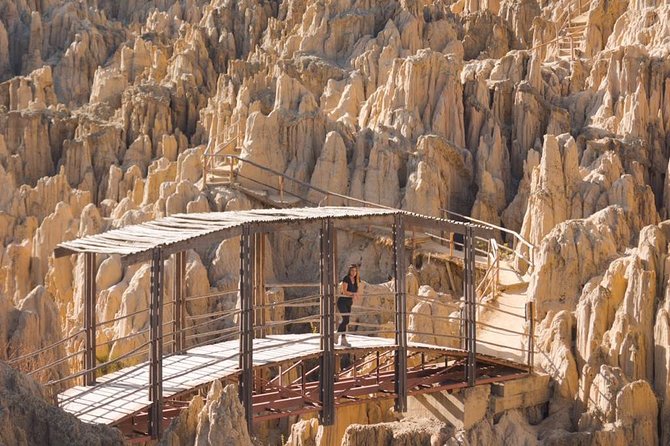 Valle de las Animas, Moon Valley, La Paz day tour Private - Moon Valley’s yellow gullies and narrow paths