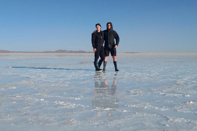Visit to Uyuni Salt Flats from La Paz Bolivia by Bus - Crossing the Salar de Uyuni